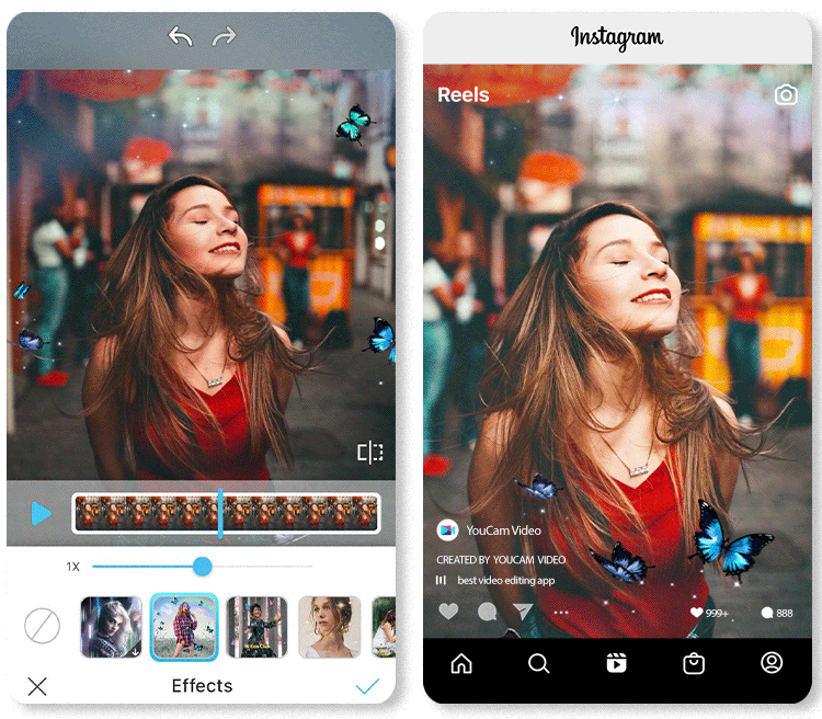 Instagram Reel Video Editing